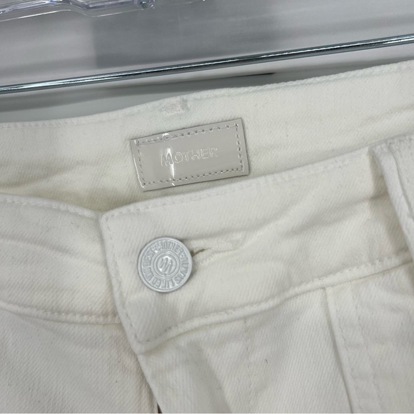 Mother Private Double Pocket Ship White Denim Jean in Fairest of them All 27 NWT - Picture 6 of 12